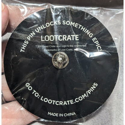 Geekcore Techcore Robot Loot Crate September 2017 Robotic Loot Pin