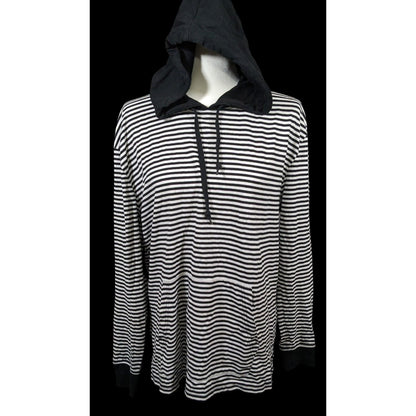 Black And White Striped Hoodie from Zine by Zumiez