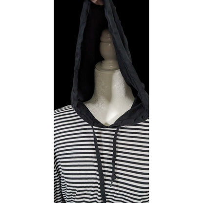 Black And White Striped Hoodie from Zine by Zumiez