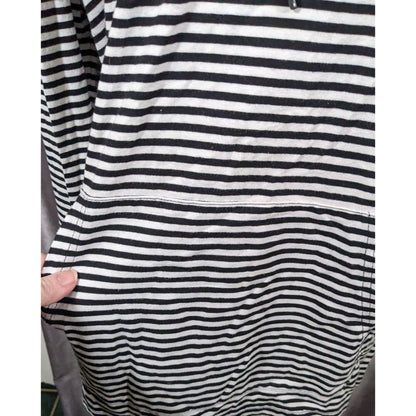 Black And White Striped Hoodie from Zine by Zumiez