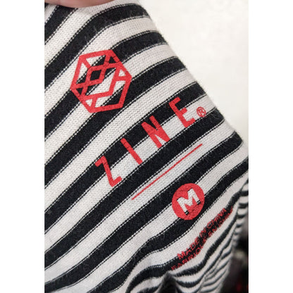 Black And White Striped Hoodie from Zine by Zumiez