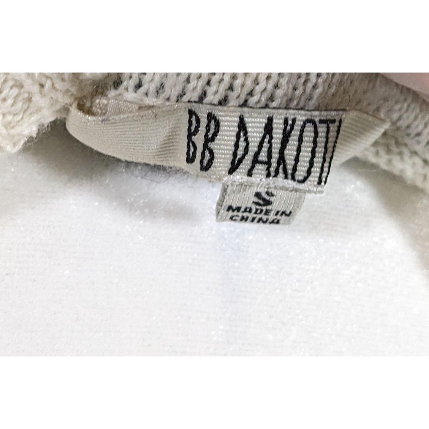 Trendy Warm Black And White V Neck Sweater by BB Dakota