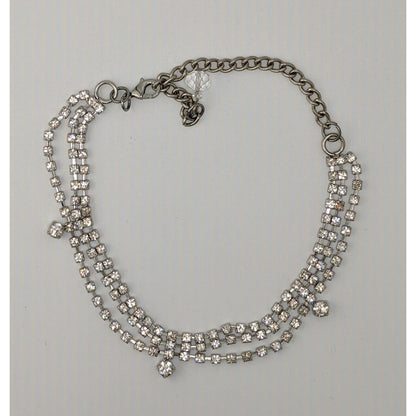 Vintage Glam Layered Rhinestone  Necklace
