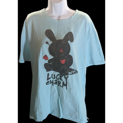 BKYS Lucky Charm Graphic T-Shirt Voodoo Bunny Design