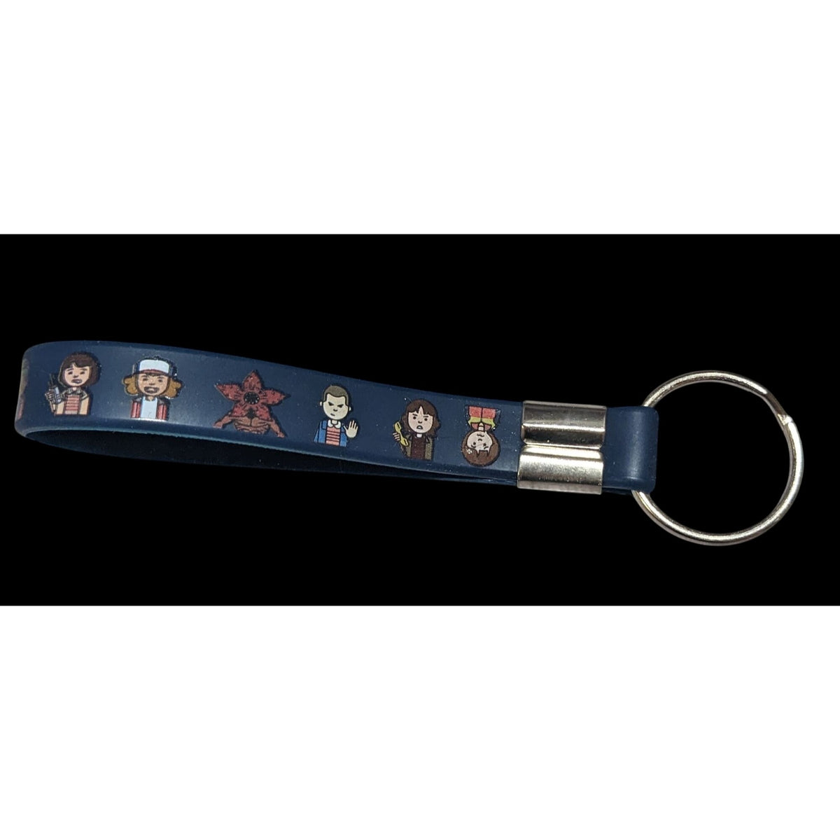 Geekcore Retro Stranger Things Chibi Character Keychain Official Licensed