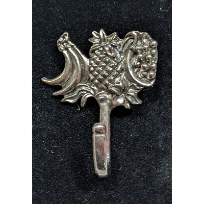 Vintage Y2K Rawcliffe Home Fruit Lapel Pin With Hook