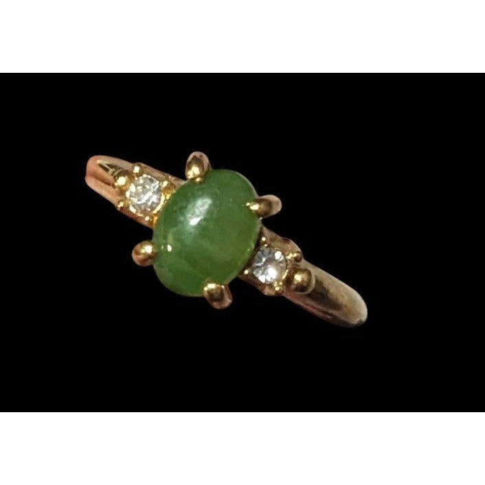 Vintage Avon Fashion Accents Oriental Jade Ring