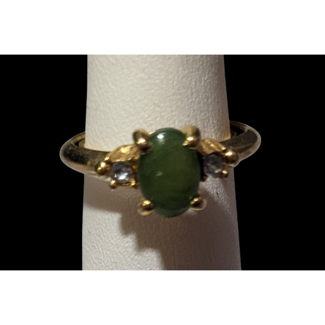 Vintage Avon Fashion Accents Oriental Jade Ring