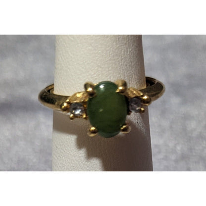 Vintage Avon Fashion Accents Oriental Jade Ring