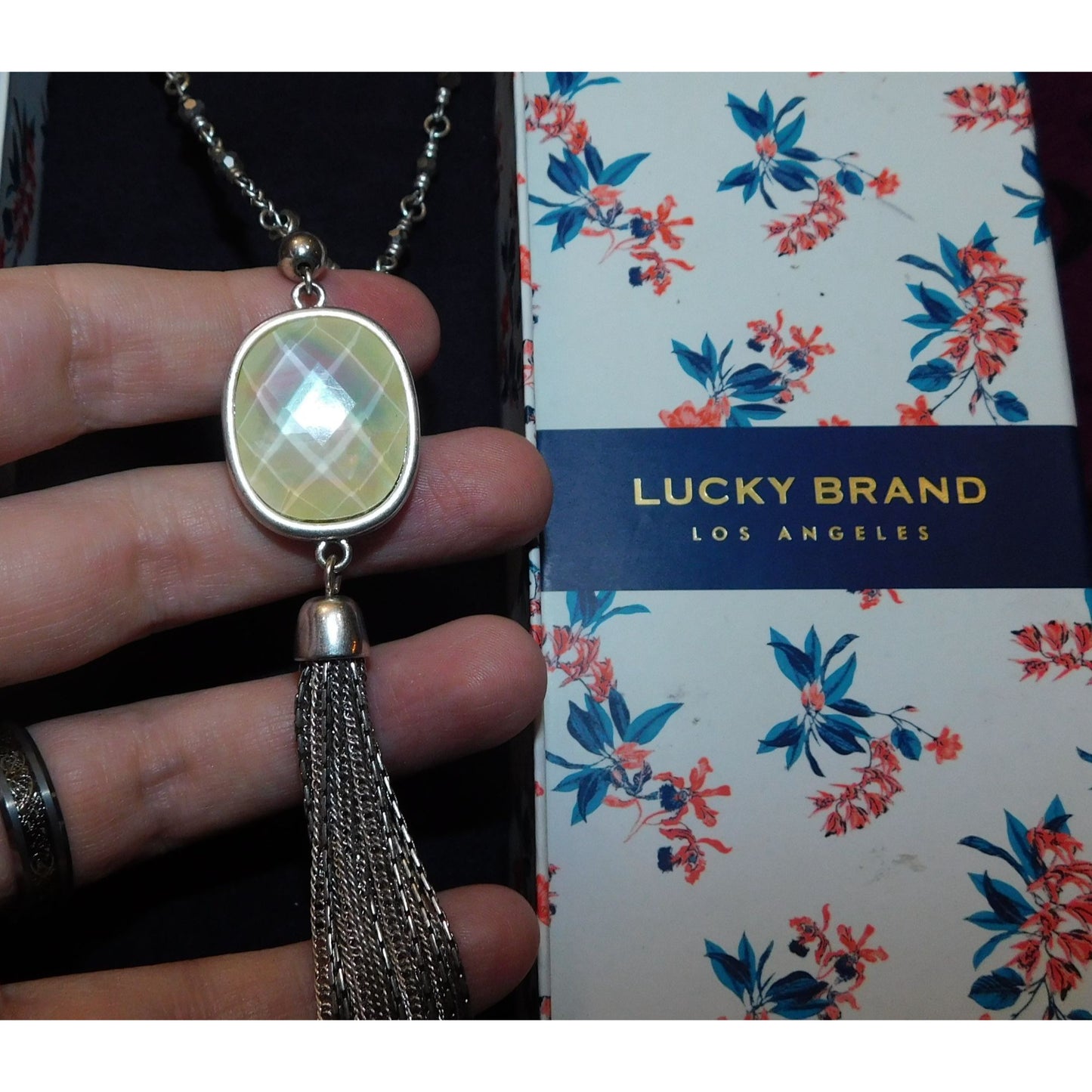 Lucky Brand Reversible Pendant Necklace