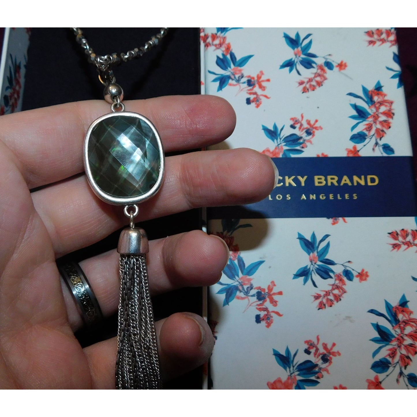 Lucky Brand Reversible Pendant Necklace