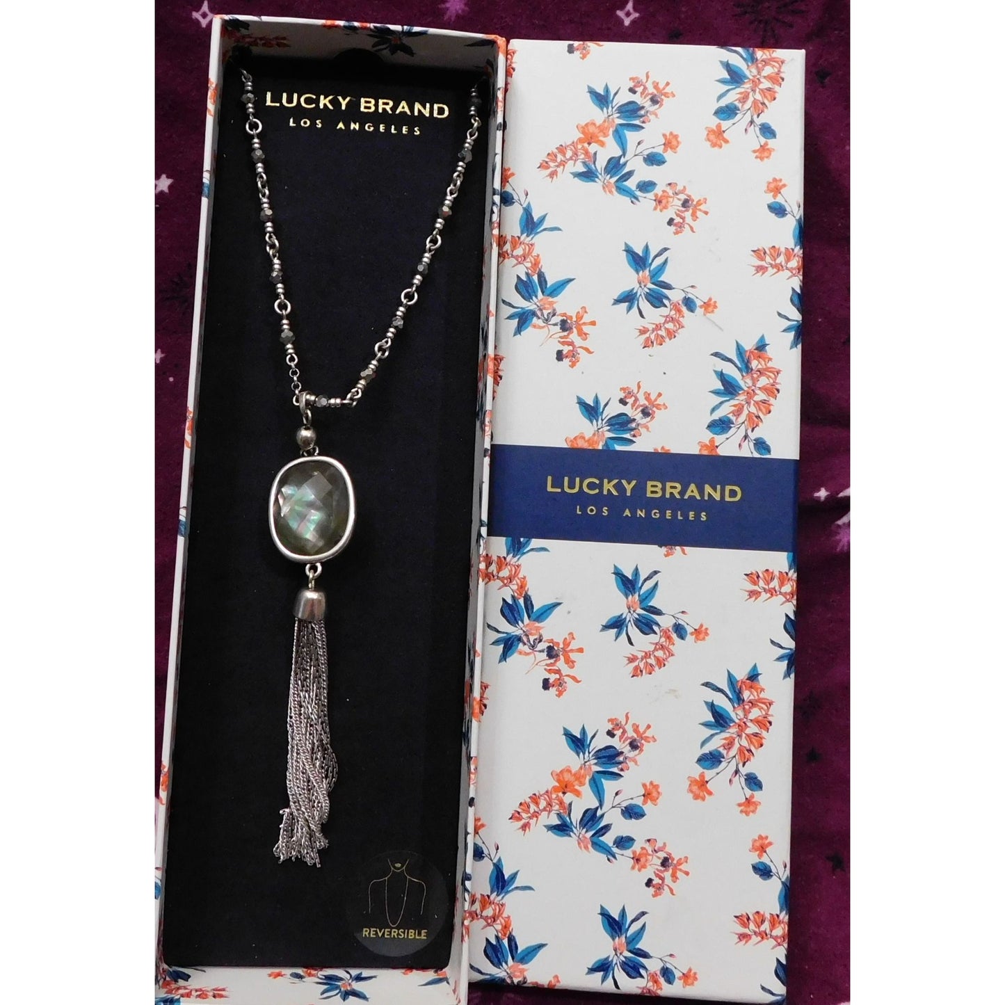 Lucky Brand Reversible Pendant Necklace