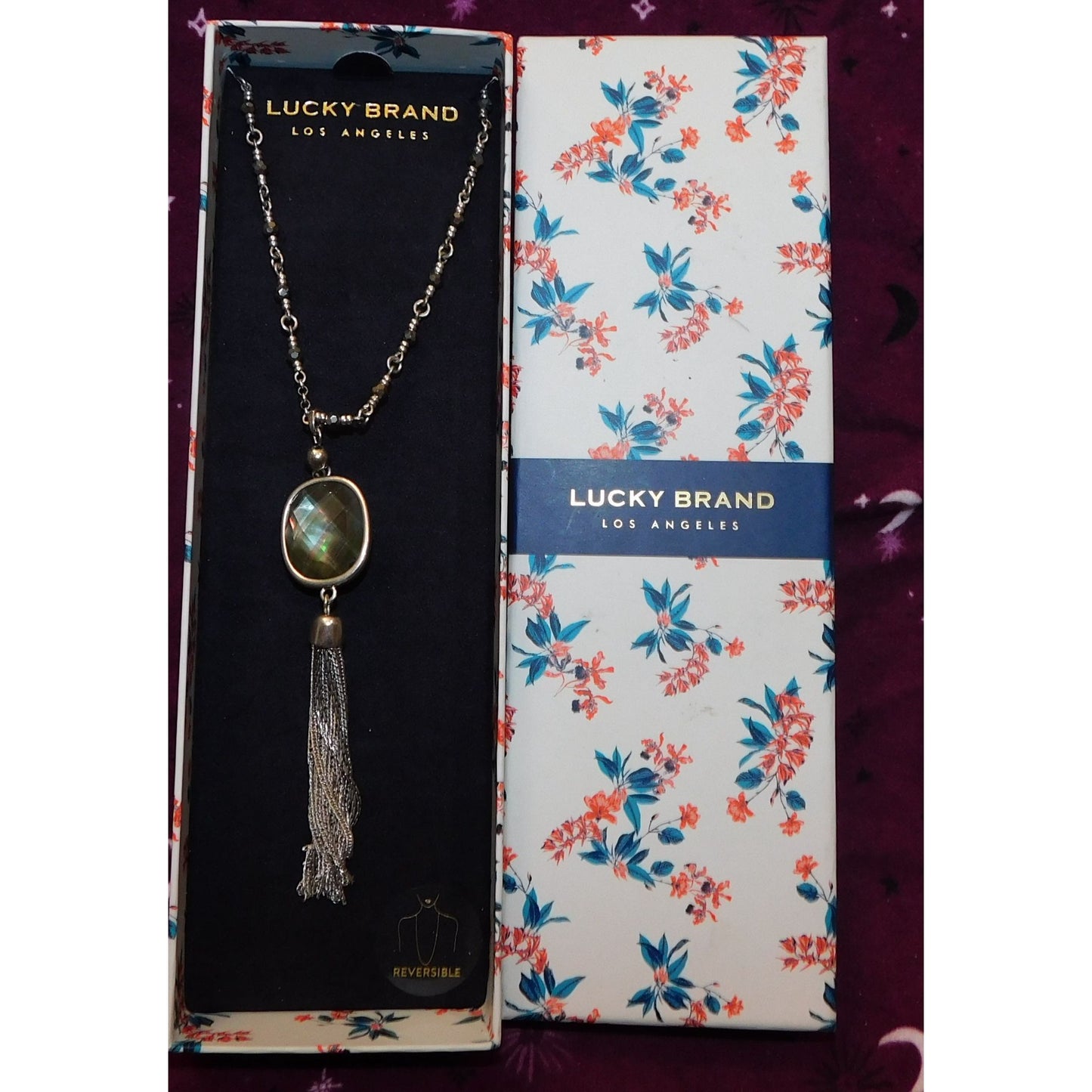Lucky Brand Reversible Pendant Necklace