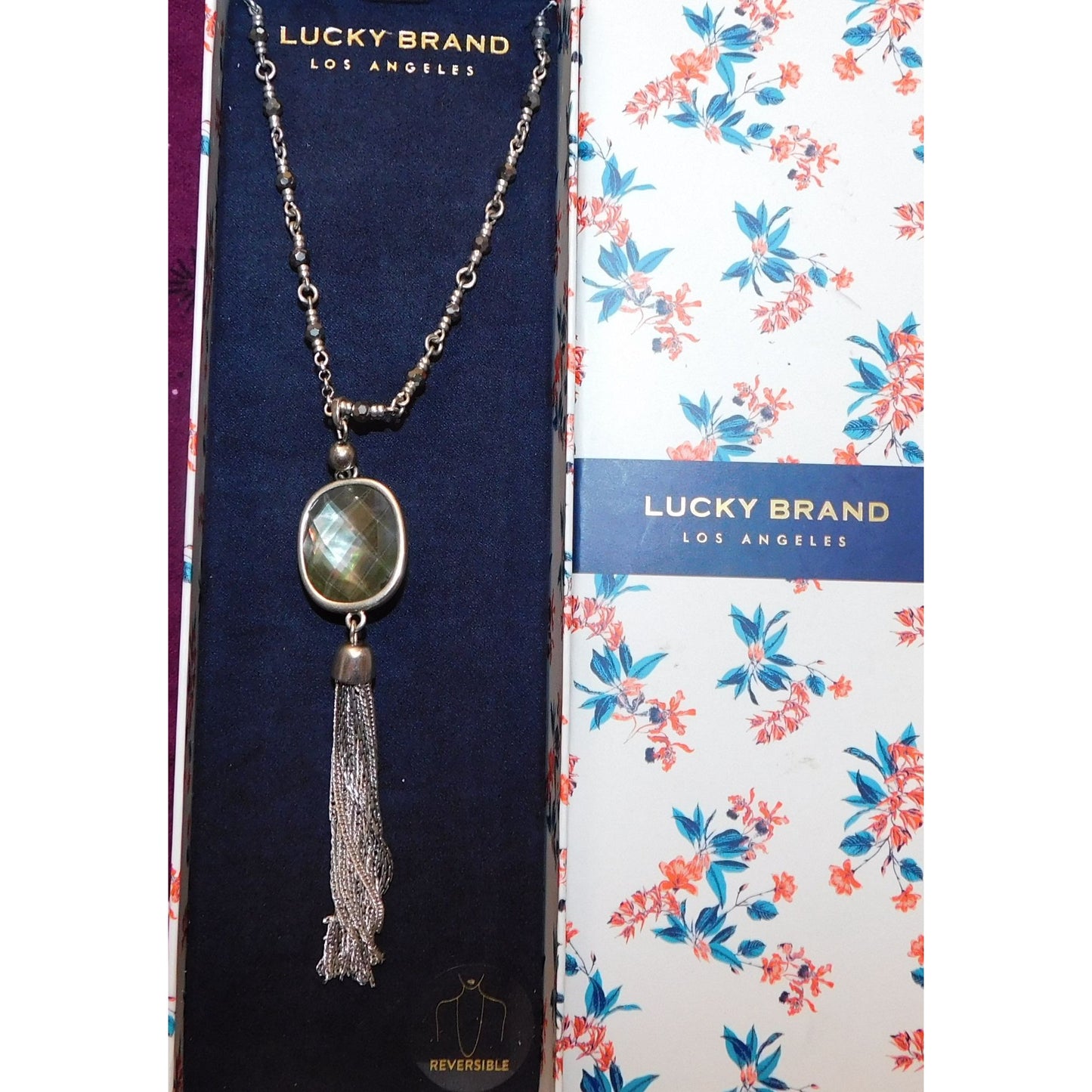 Lucky Brand Reversible Pendant Necklace
