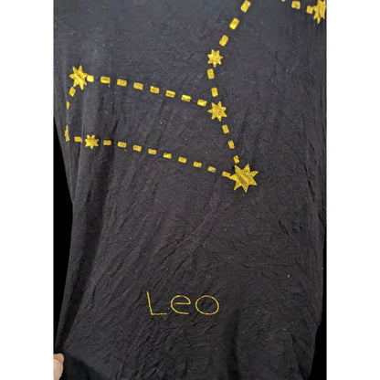 Constellation Zodiac Leo Open Back Shirt by FIT