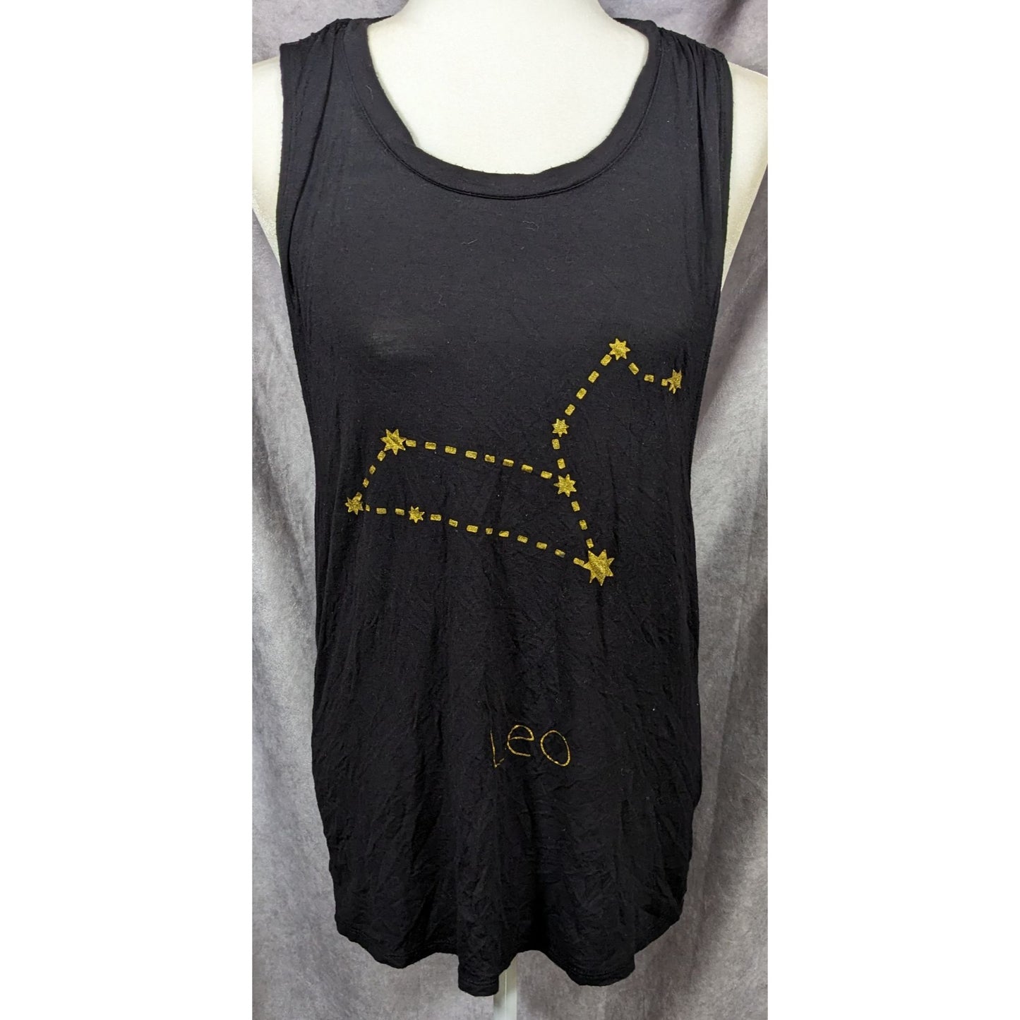 Constellation Zodiac Leo Open Back Shirt by FIT