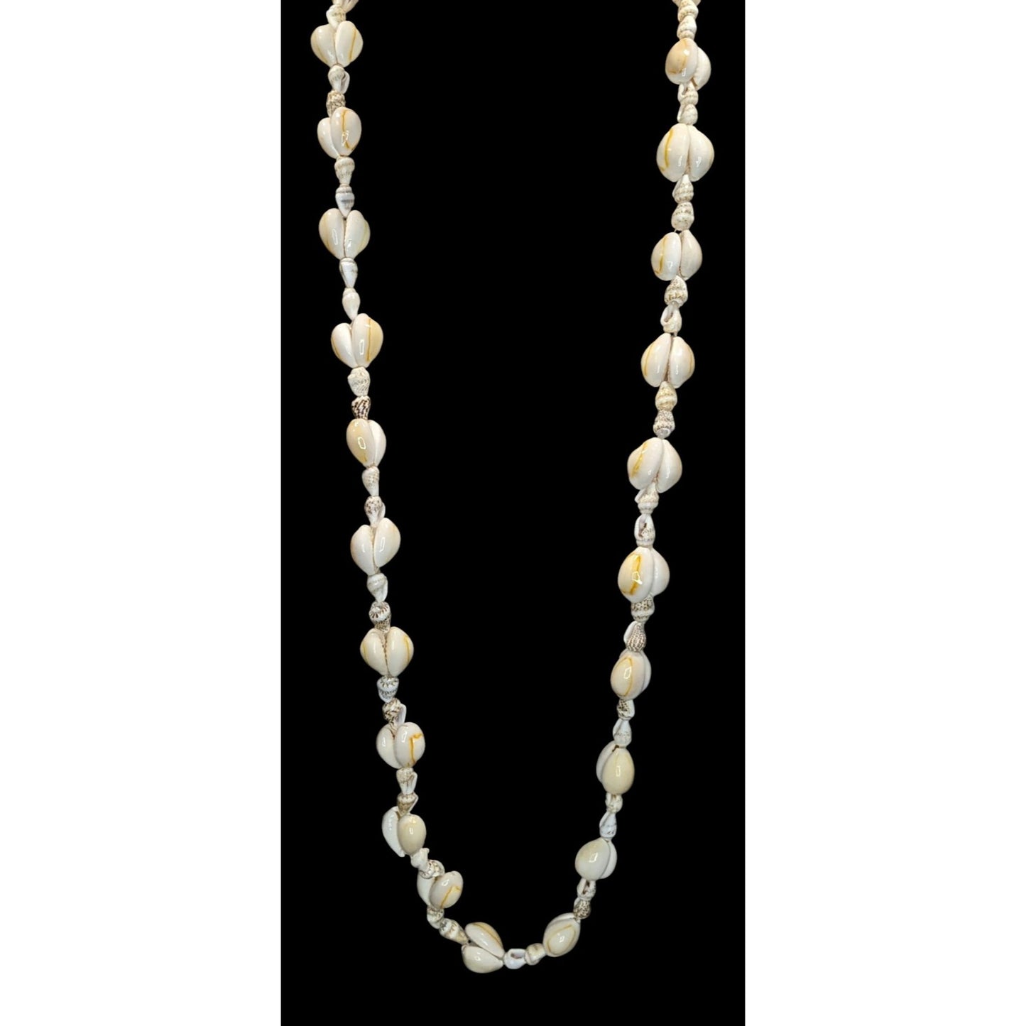 Cowrie Shell Necklace Cream Beachy Mermaidcore Summer Coastal Jewelry