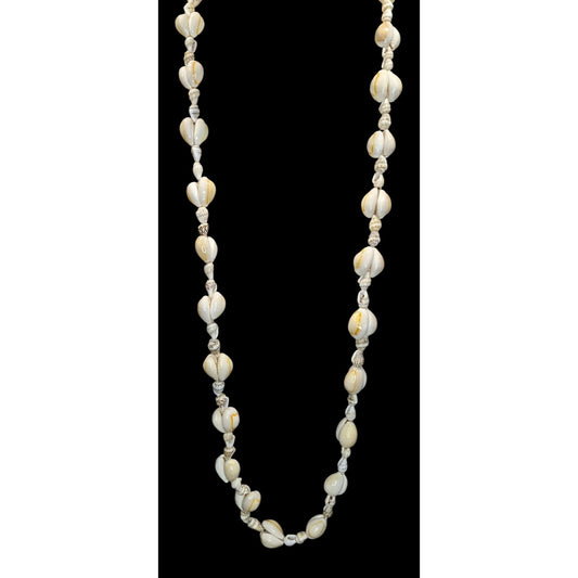 Cowrie Shell Necklace Cream Beachy Mermaidcore Summer Coastal Jewelry