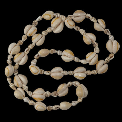 Cowrie Shell Necklace Cream Beachy Mermaidcore Summer Coastal Jewelry
