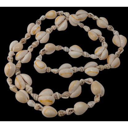 Cowrie Shell Necklace Cream Beachy Mermaidcore Summer Coastal Jewelry