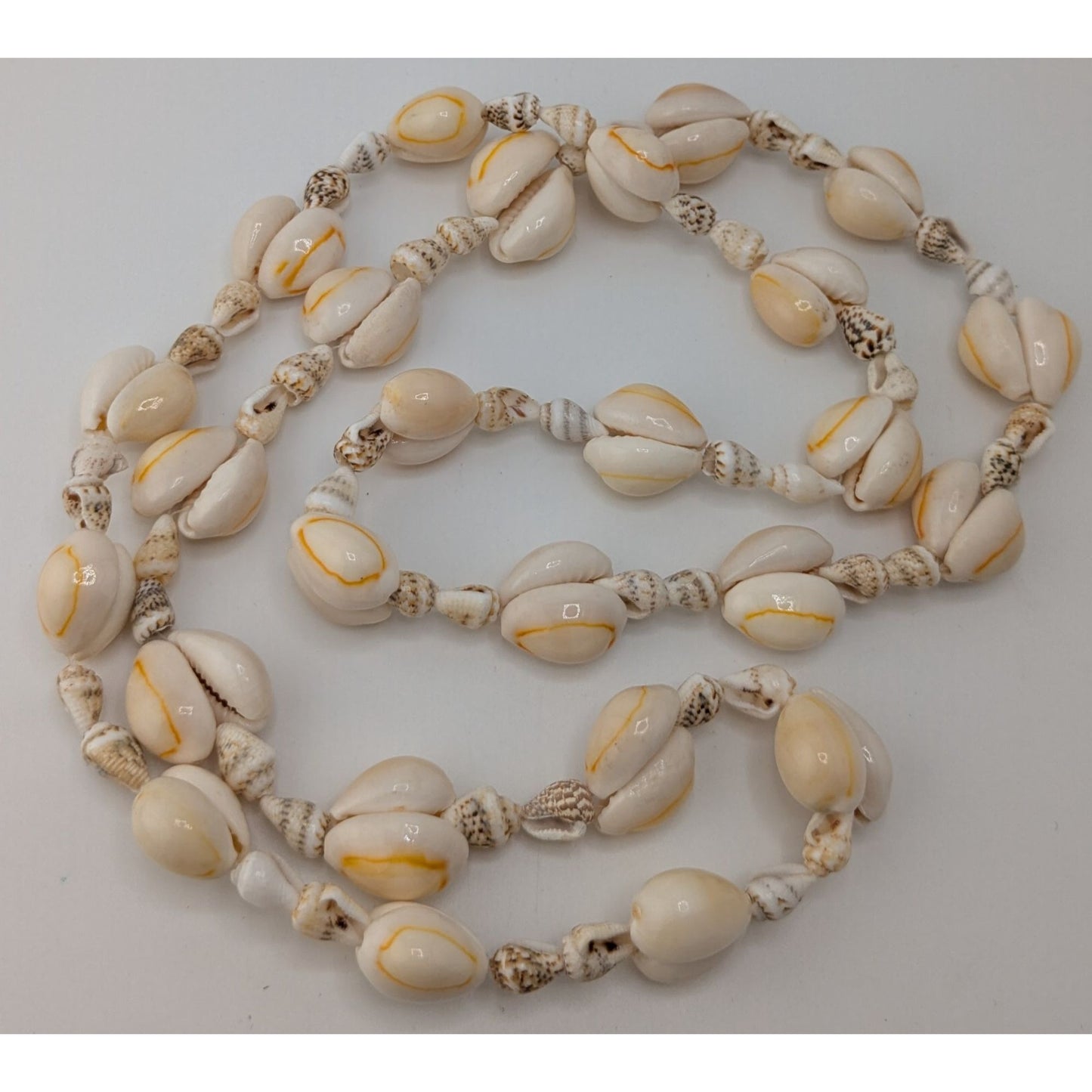 Cowrie Shell Necklace Cream Beachy Mermaidcore Summer Coastal Jewelry