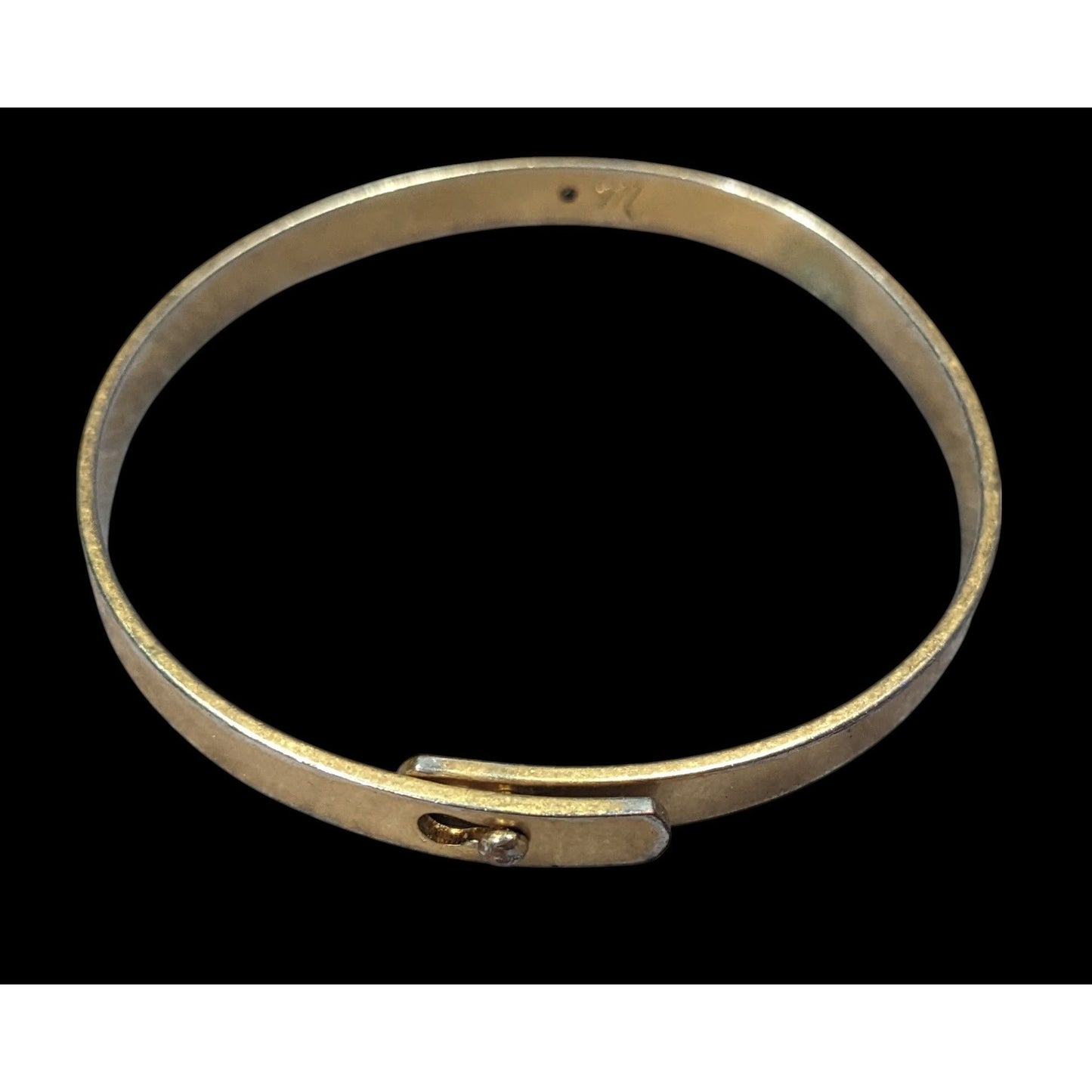 Madewell Preppy Gold Tone Bangle Bracelet