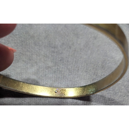 Madewell Preppy Gold Tone Bangle Bracelet