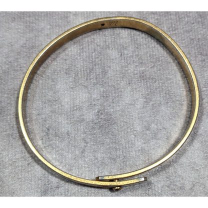 Madewell Preppy Gold Tone Bangle Bracelet
