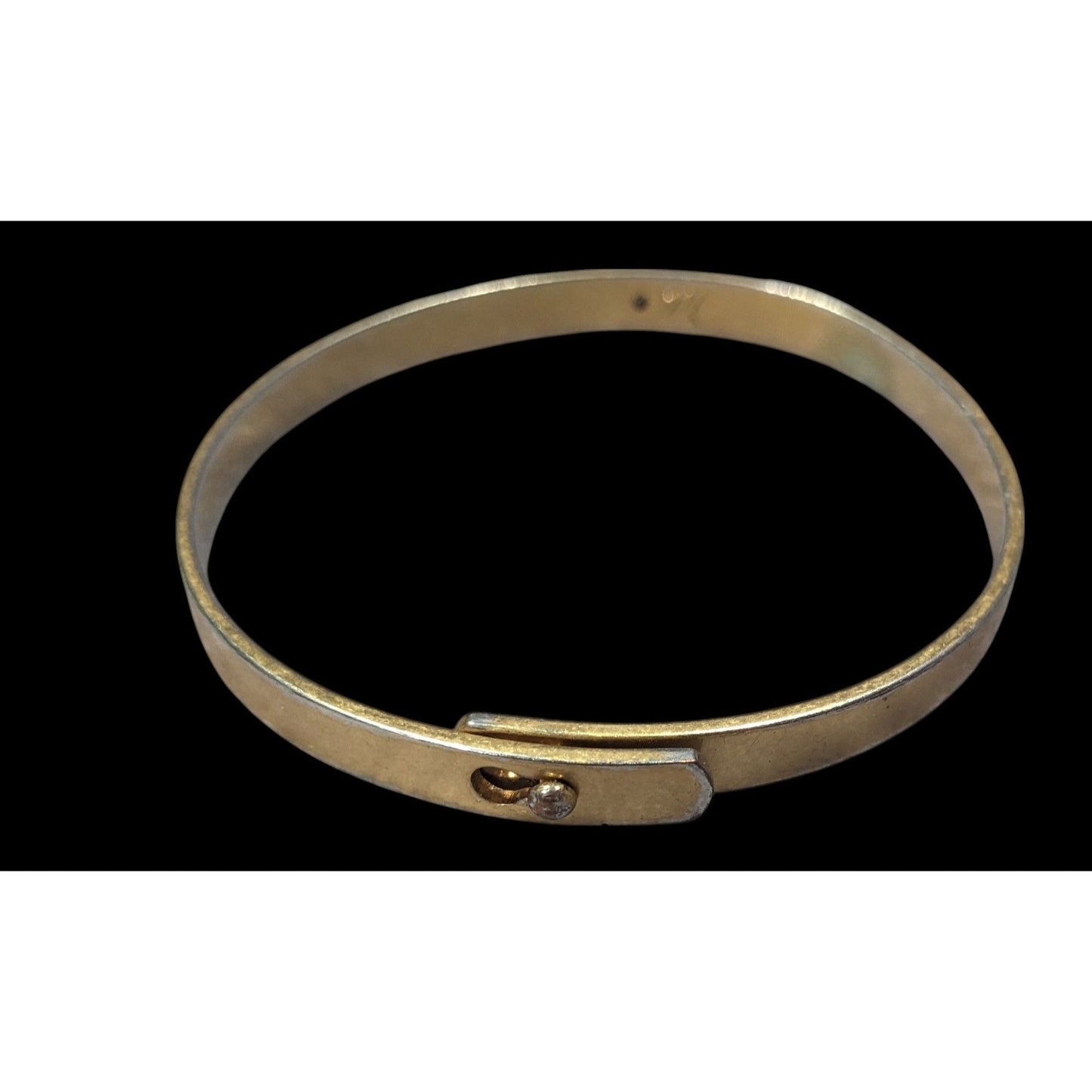Madewell Preppy Gold Tone Bangle Bracelet