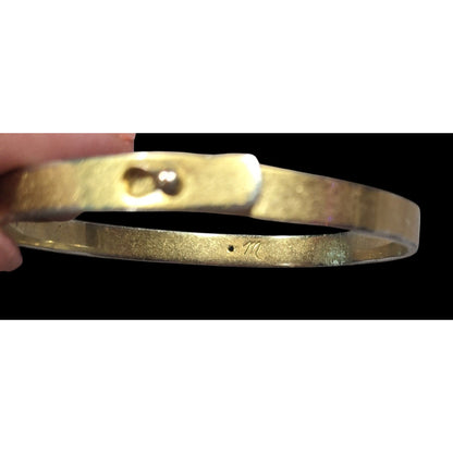 Madewell Preppy Gold Tone Bangle Bracelet