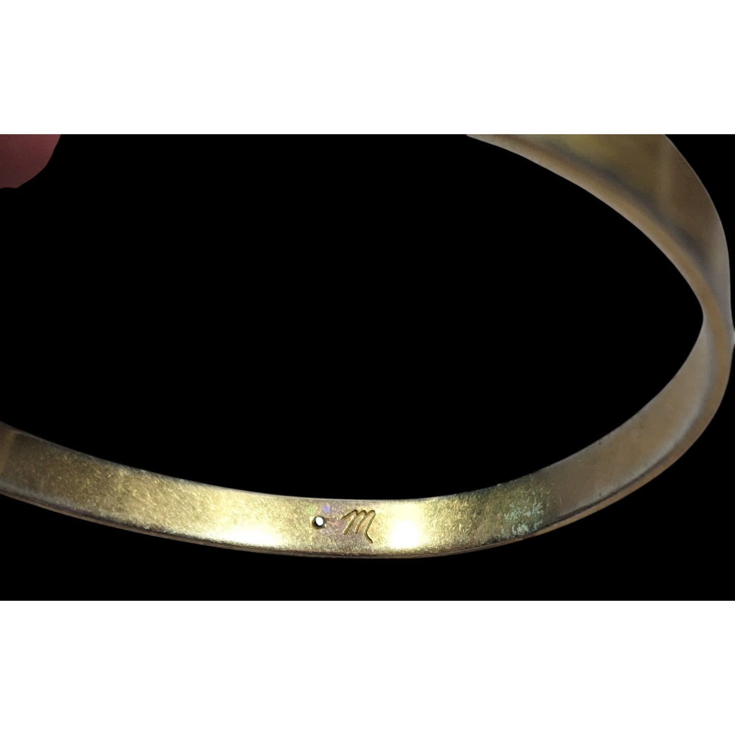 Madewell Preppy Gold Tone Bangle Bracelet