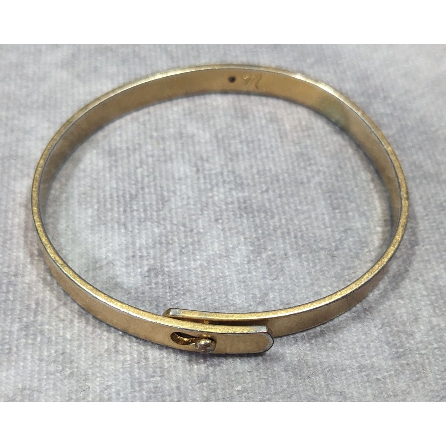 Madewell Preppy Gold Tone Bangle Bracelet
