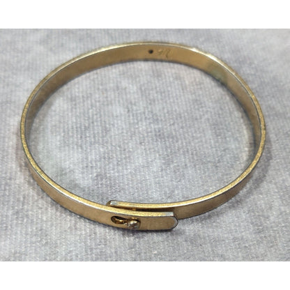 Madewell Preppy Gold Tone Bangle Bracelet