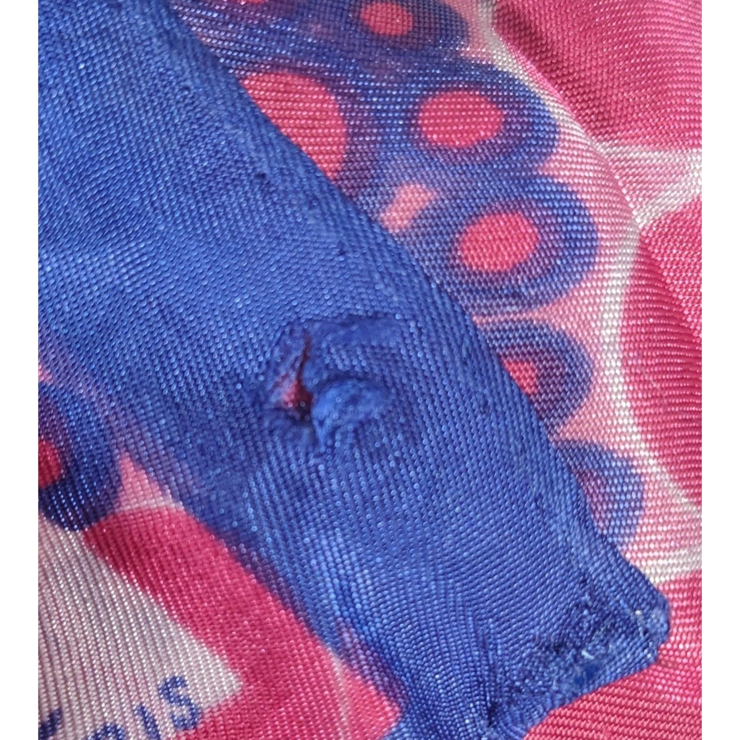 Vintage Cesandre Paris Pink And Purple Abstract Bubble Scarf