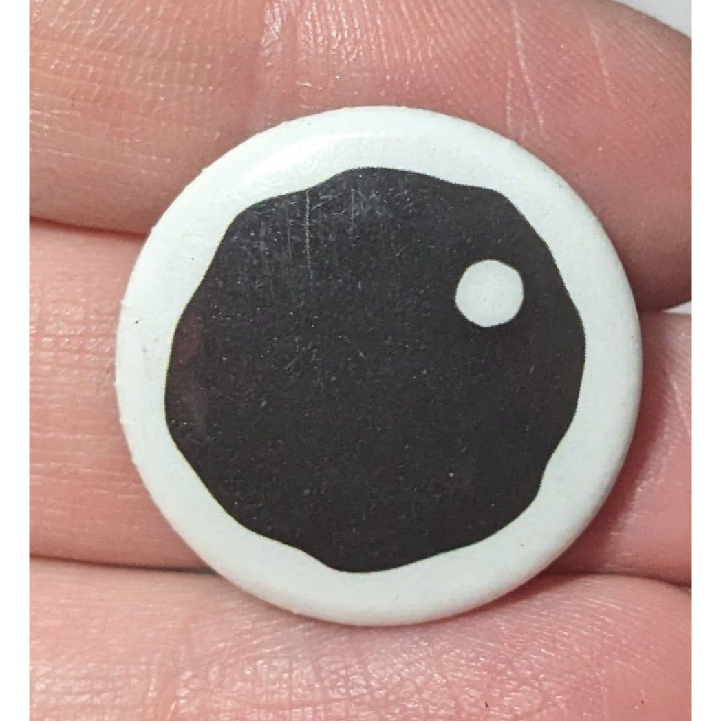 Cartoon Eye Black And White Fashion Button/Pin