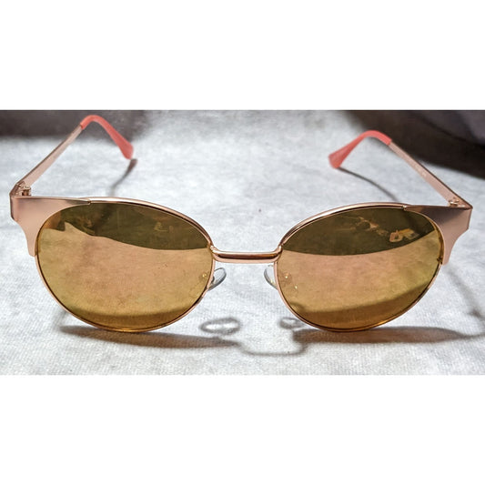 Panama Jack Rose Gold And Pink Mirror Sunglasses