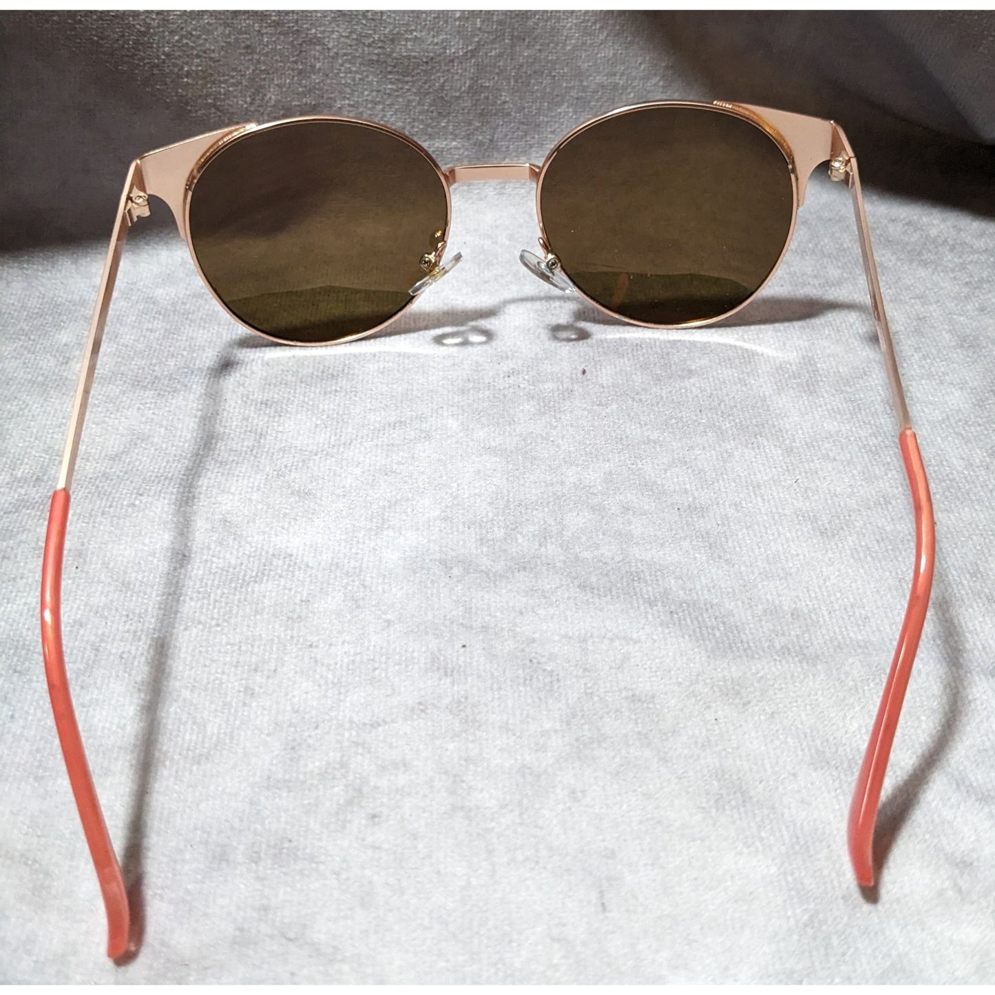 Panama Jack Rose Gold And Pink Mirror Sunglasses