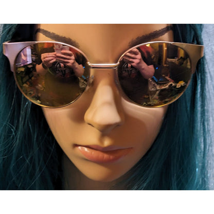 Panama Jack Rose Gold And Pink Mirror Sunglasses