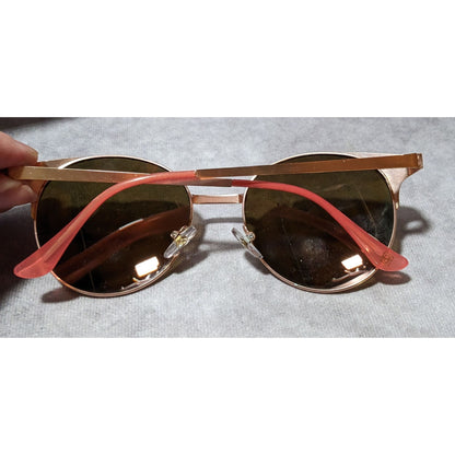 Panama Jack Rose Gold And Pink Mirror Sunglasses