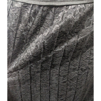 Apostrophe Gothic Lace Pleated Side Tie Formal Skirt Size 10