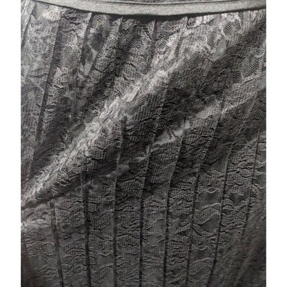 Apostrophe Gothic Lace Pleated Side Tie Formal Skirt Size 10