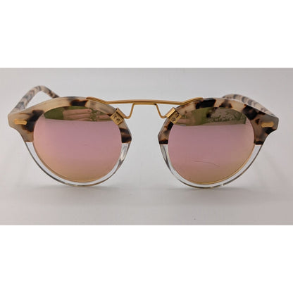 Carfia Retro Polarized Tortoise Sunglasses Gold Bridge