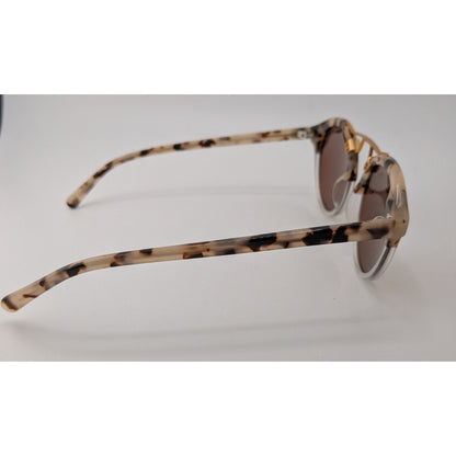Carfia Retro Polarized Tortoise Sunglasses Gold Bridge