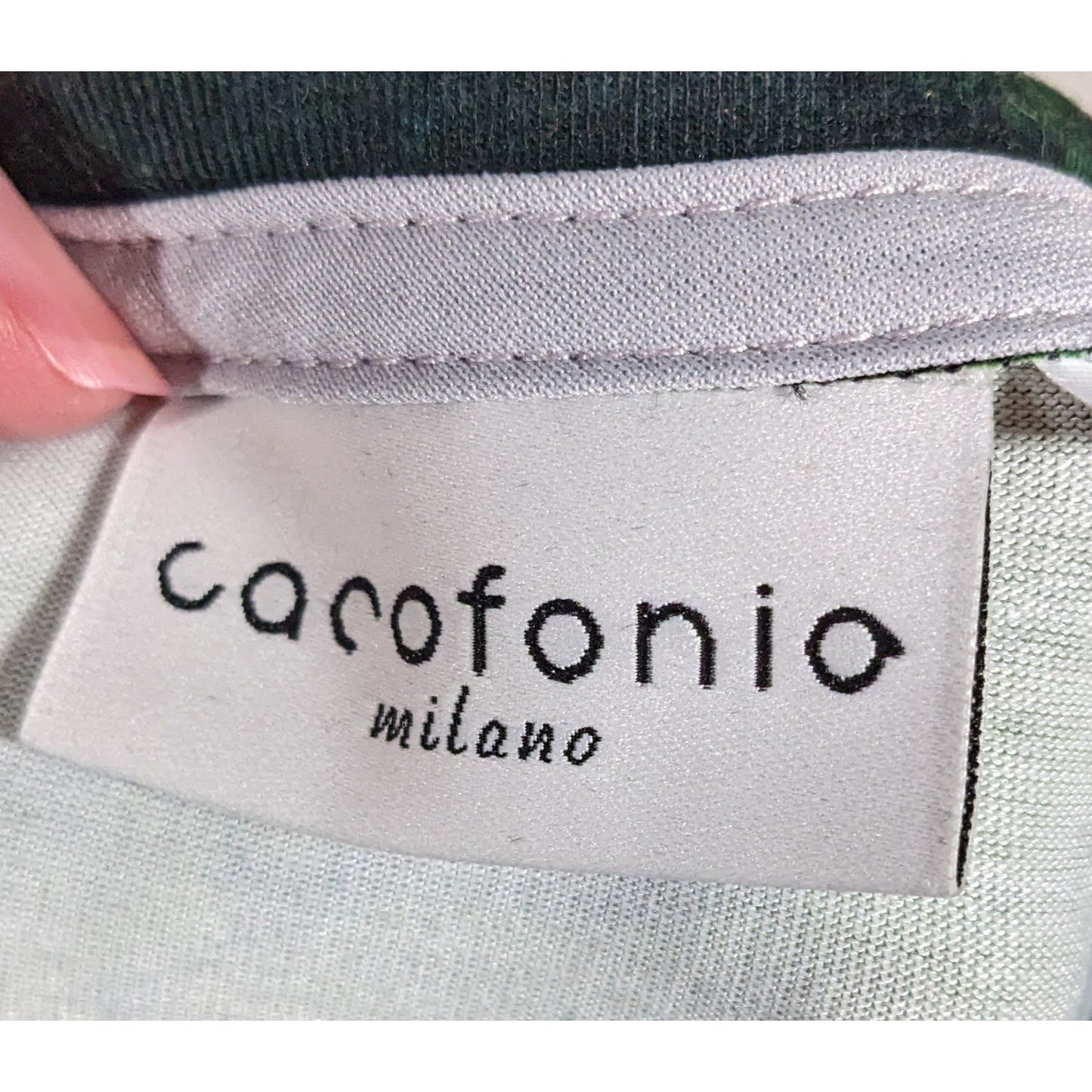 Cacofonia Milano The Swing Art Print Shirt Size Medium