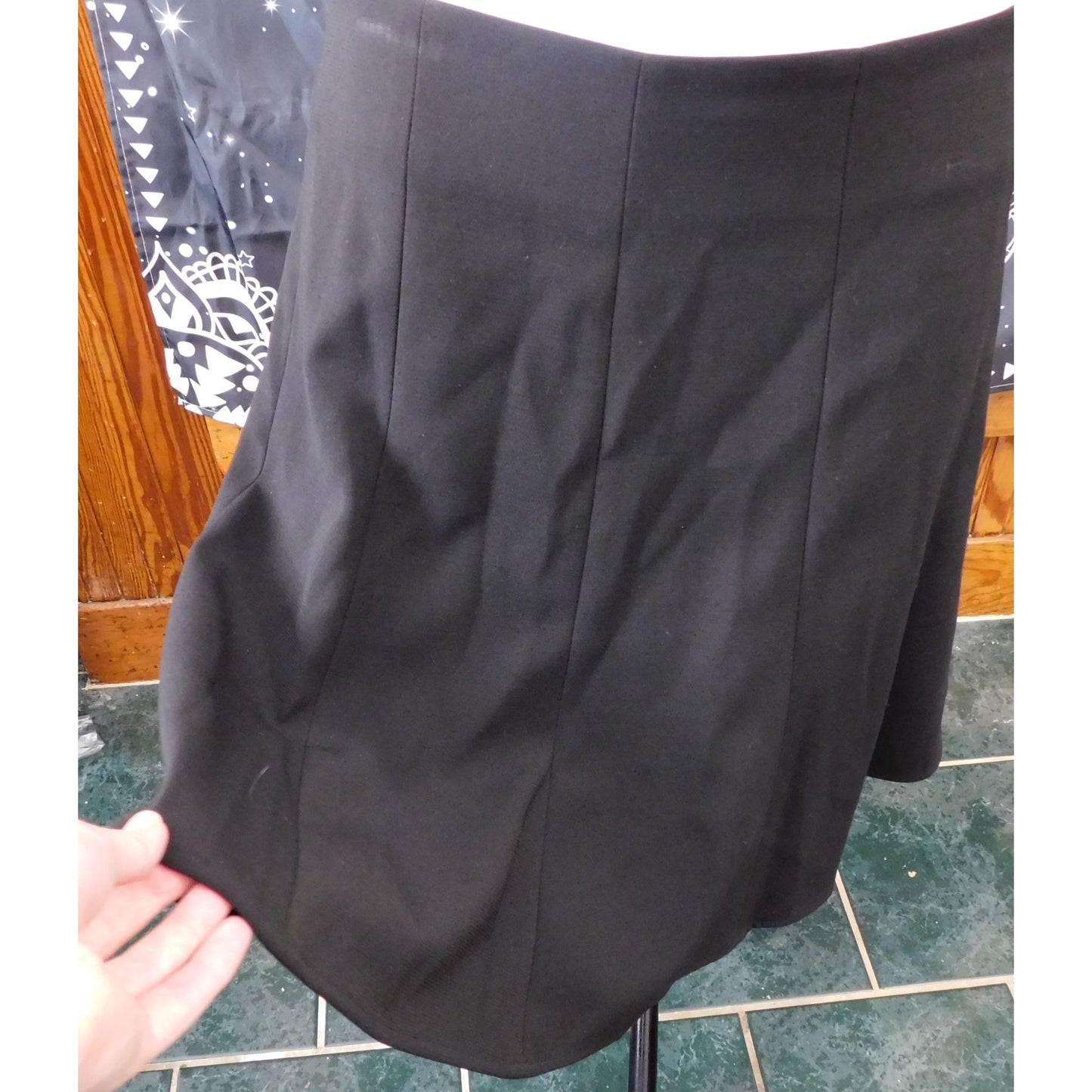 BCBGMaxazria Black Bronwyn Skirt Knee Length Size 6