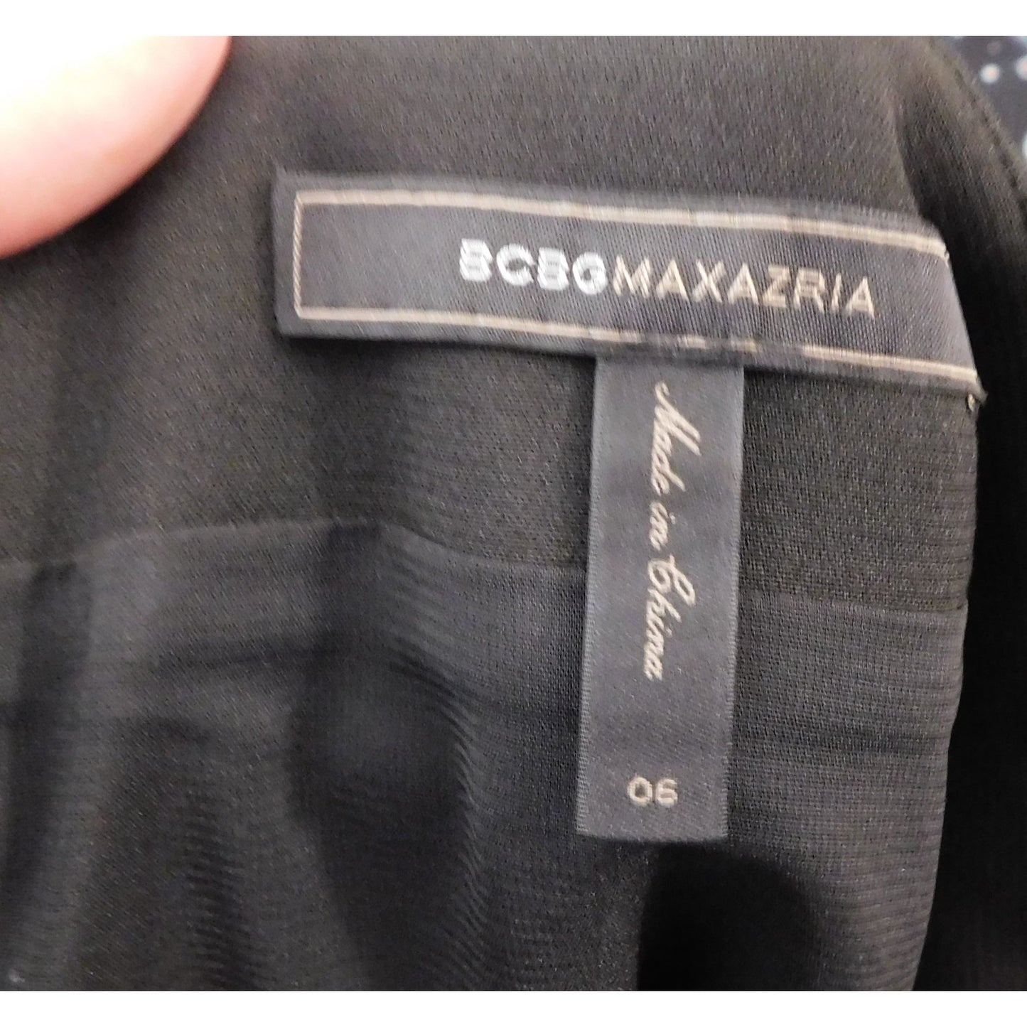 BCBGMaxazria Black Bronwyn Skirt Knee Length Size 6