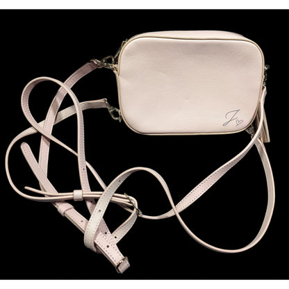 Pop & Suki J Monogram Light Pink Crossbody Bag