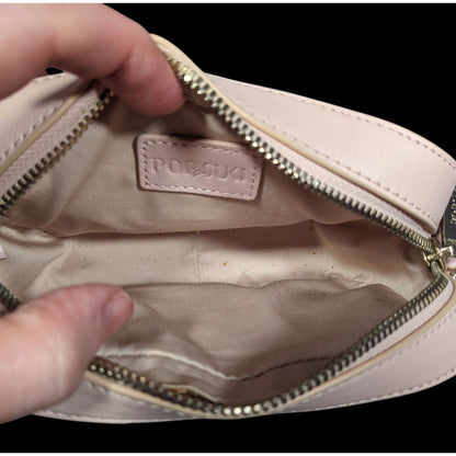 Pop & Suki J Monogram Light Pink Crossbody Bag