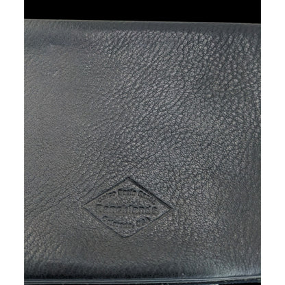 Western Ranchlands Black Leather Fold Over Clutch Chico Basin Ranch USA