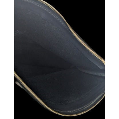 Western Ranchlands Black Leather Fold Over Clutch Chico Basin Ranch USA